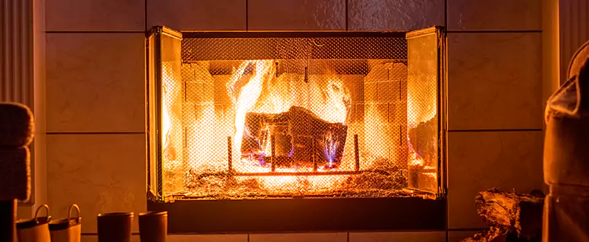 Mendota Hearth Landscape Fireplace Installation in Lawndale, California