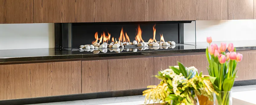 Double-height Fireplace Design Refurbishment in Lawndale, California