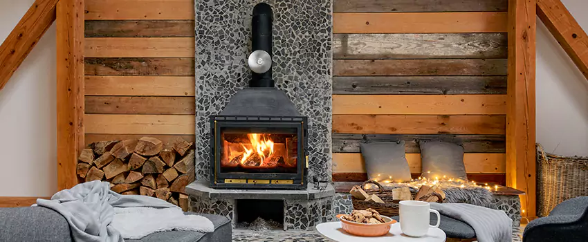 Thelin Hearth Products Direct Vent Gas Stove Fireplace Inspection in Lawndale, California